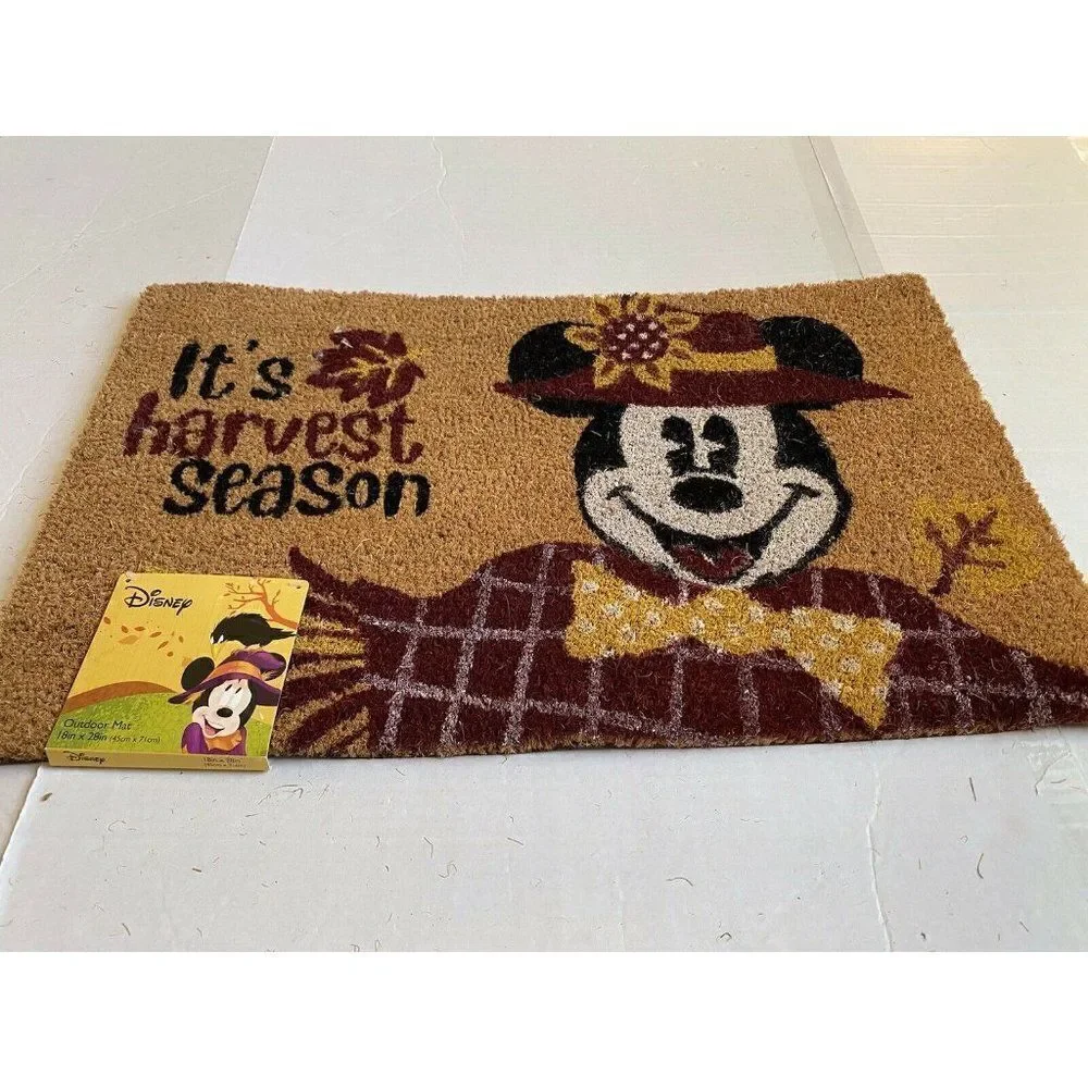 ‎Disney's Mickey Mouse It’s Harvest Season Door Mat